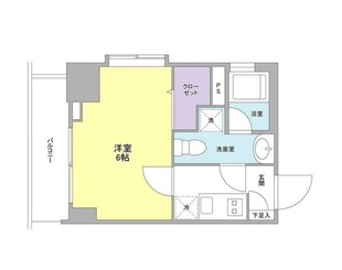 月島駅 徒歩1分 8階の物件間取画像